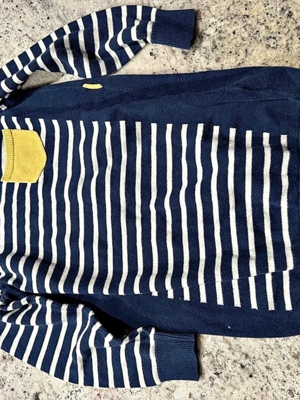 TOOBY DOO Kids Striped Sweater in Blue & White